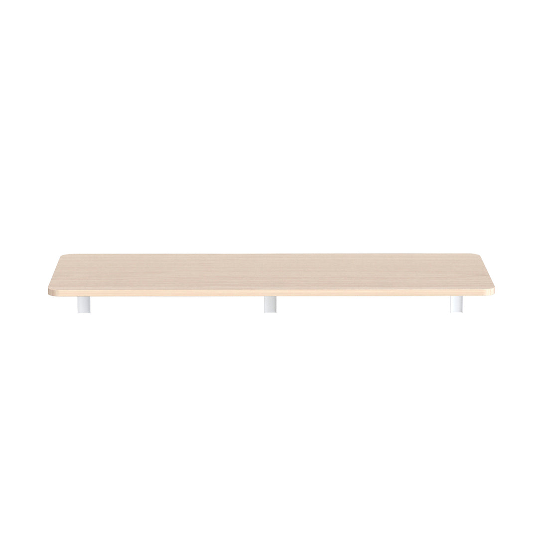 Maclean Hopfällbar hylla / bordsskiva, ljus träfärg, 100x40cm, max. 50 kg, MC-128 WD