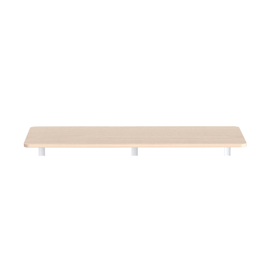 Maclean Hopfällbar hylla / bordsskiva, ljus träfärg, 100x40cm, max. 50 kg, MC-128 WD