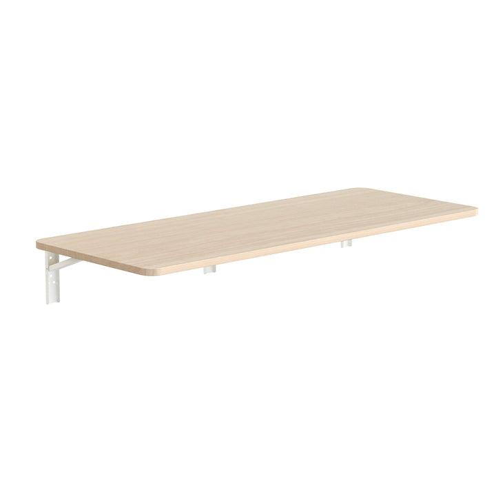 Maclean Hopfällbar hylla / bordsskiva, ljus träfärg, 100x40cm, max. 50 kg, MC-128 WD