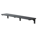 Maclean Hopfällbar hylla/topp, svart, 100x20 cm, max. 50 kg, MC-129 B