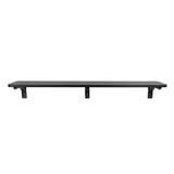 Maclean Hopfällbar hylla/topp, svart, 100x20 cm, max. 50 kg, MC-129 B
