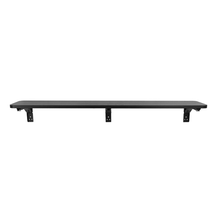 Maclean Hopfällbar hylla/topp, svart, 100x20 cm, max. 50 kg, MC-129 B