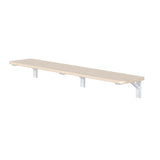 Fällbart hyllplan/skiva Maclean, ljus träfärg, 100x20 cm, max.50 kg, MC-129 WD