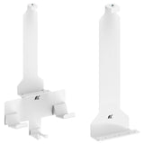 Väggstativ vit PS5 med pad-hållare, max 10kg,RS181 + Väggstativ vit för Playstation 5-konsol, max 10kg, NanoRS RS180