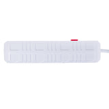 Maclean grenuttag, förlängningskabel 4 uttag + 3xUSB, 110-240V AC 50/60Hz, 2.1A max 2500W, 3m, vit, MCE393 W