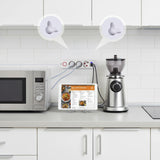 Maclean grenuttag, förlängningskabel 3 uttag + 3xUSB, 110-240V AC 50/60Hz, 2.1A max 2500W, 1.5m, vit, MCE394 W