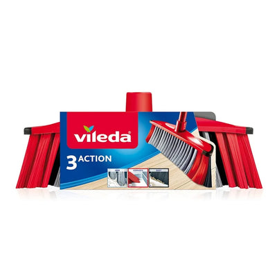 Borste med tre fibrer, utan handtag, Vileda 3-Action-patron