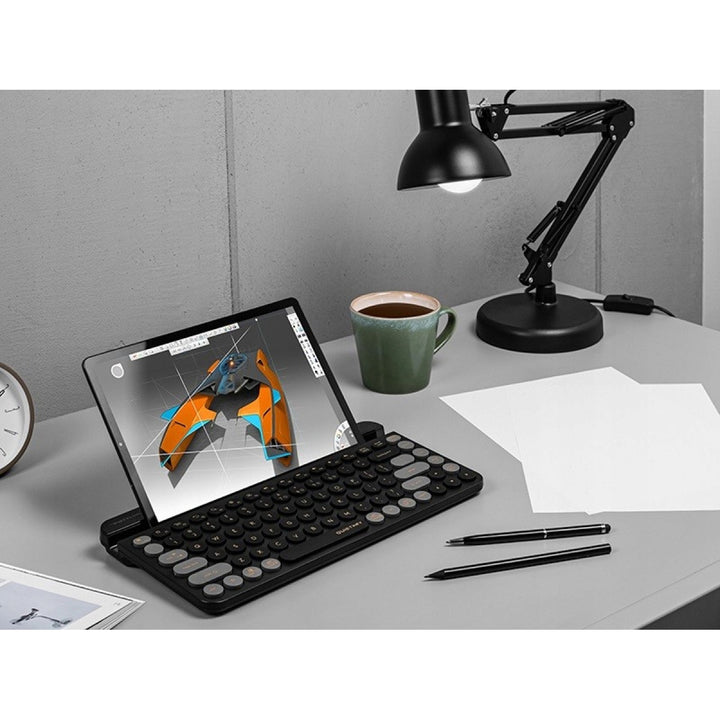 Funktionellt trådlöst tangentbord A4TECH FSTYLER FBK30 Svartvinbär