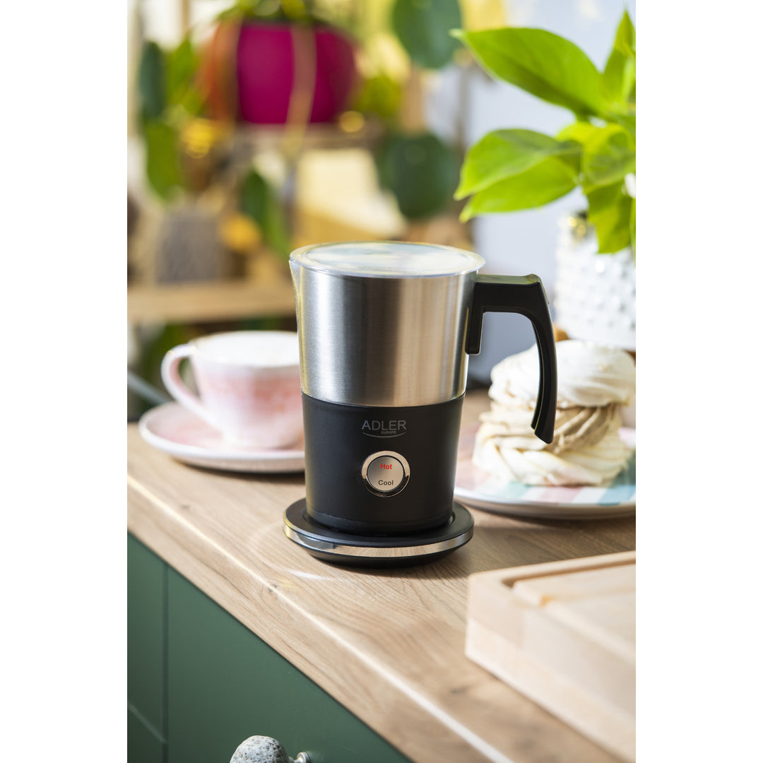 Adler mjölkskummare, elektrisk, varm och kall, max. 1000W, AD 4497