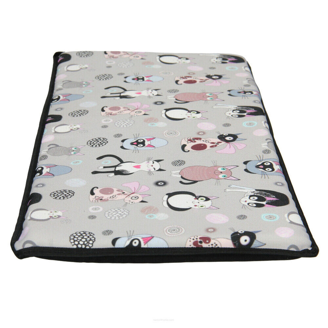Kattdyna bädd för fönsterbräda 25x55cm Bertoni CATNIP mönster