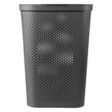Curver Infinity Återvunnen tvättkorg 60L mörkgrå