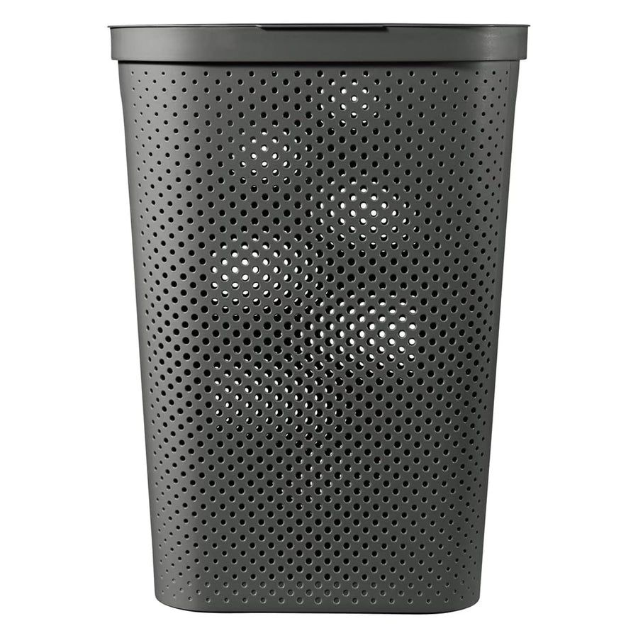 Curver Infinity Återvunnen tvättkorg 60L mörkgrå