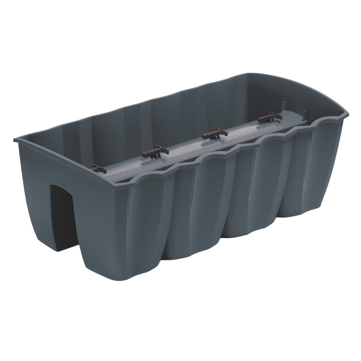 Prosperplast balkongräcke kruka, 58cm, antracit, DCRO600