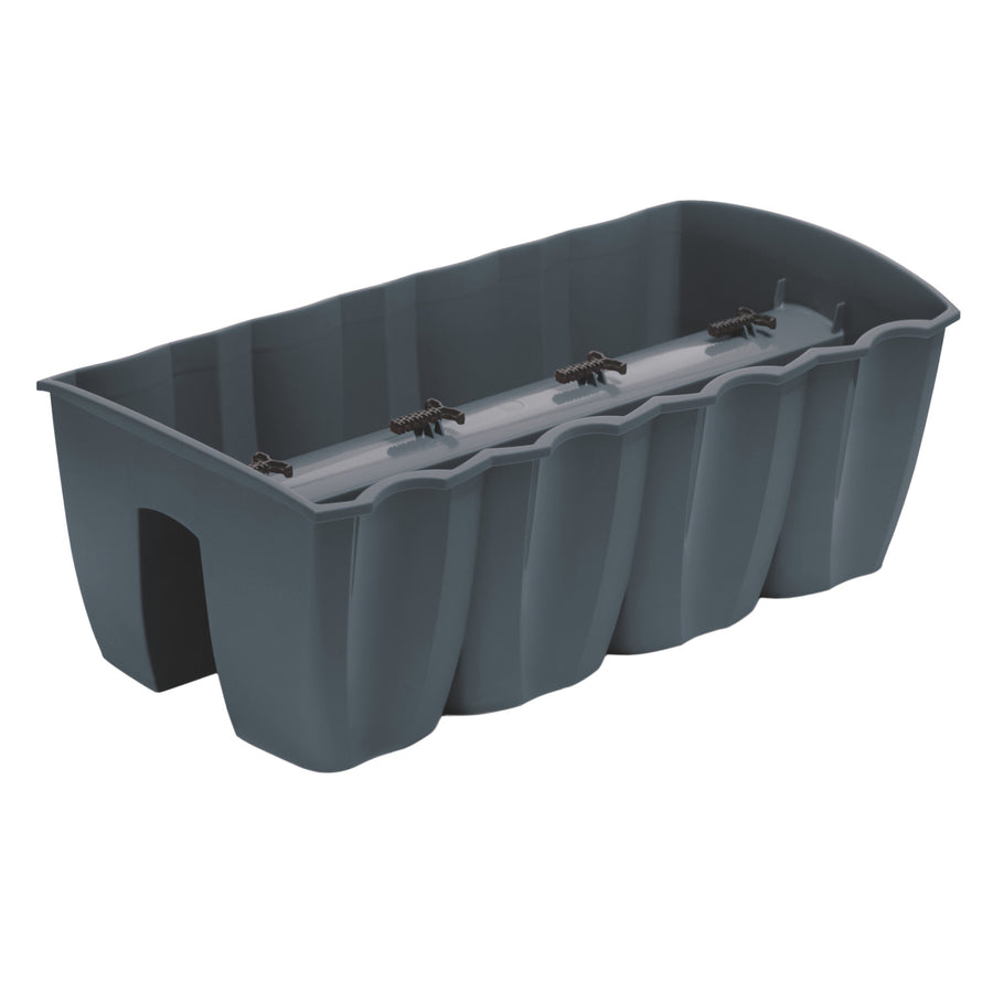 Prosperplast balkongräcke kruka, 58cm, antracit, DCRO600