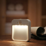 Maclean LED Trapphusbelysning, med rörelsedetektor, temp. 4000K, 3,7V/500mAh, 4 LED, Räckvidd 3-4m, MCE236, 2 st