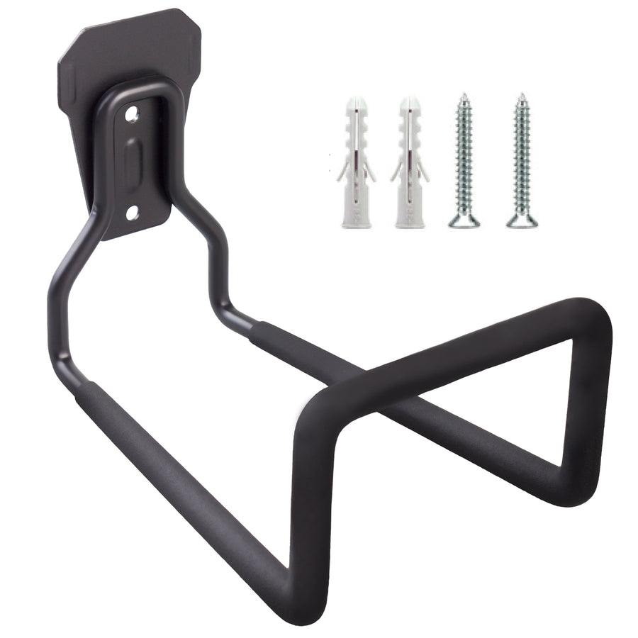 Garageväggfäste Maclean, för däck, trädgårdsredskap, stege, slangar, cyklar, stål, maxbelastning 35 kg, MC-441, 2 st