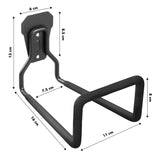 Garageväggfäste Maclean, för däck, trädgårdsredskap, stege, slangar, cyklar, stål, max. belastning 35 kg, MC-441, 4 st