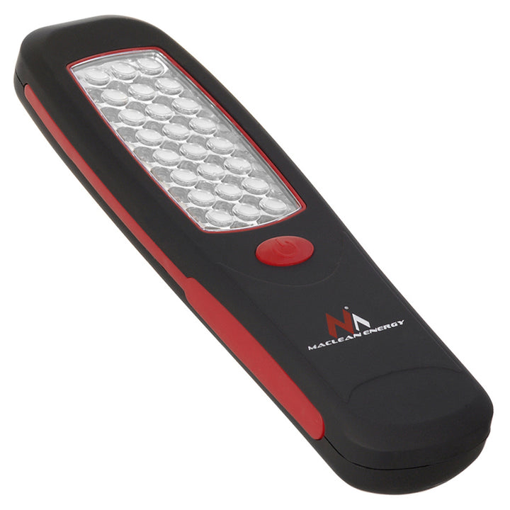 Maclean Workshop Lampa 24 LED, magnet, krok, MCE03 2 delar