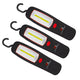 Maclean COB LED-verkstadslampa, magnet, krok, MCE03, 3 stycken