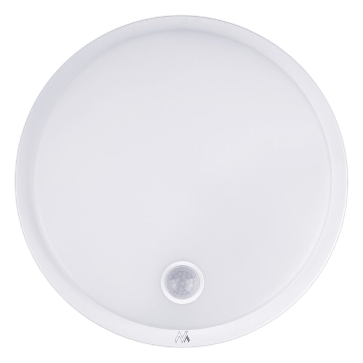 LED-lampa med rörelsesensor Maclean, PIR-sensor, vit, 10 W, IP65, 1000 lm, neutral färg, MCE525 W