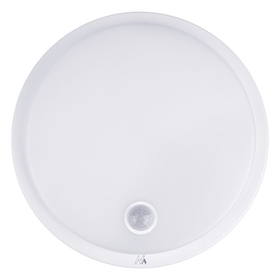 LED-lampa med rörelsesensor Maclean, PIR-sensor, vit, 10 W, IP65, 1000 lm, neutral färg, MCE525 W