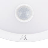 LED-lampa med rörelsesensor Maclean, PIR-sensor, vit, 10 W, IP65, 1000 lm, neutral färg, MCE525 W
