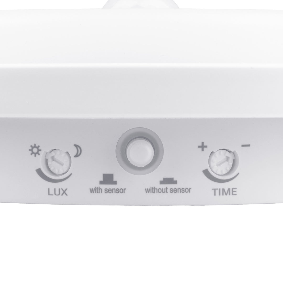 LED-lampa med rörelsesensor Maclean, PIR-sensor, vit, 10 W, IP65, 1000 lm, neutral färg, MCE525 W