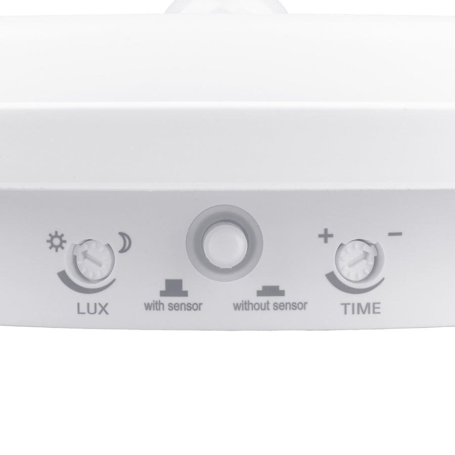 LED-lampa med rörelsesensor Maclean, PIR-sensor, vit, 10 W, IP65, 1000 lm, neutral färg, MCE525 W