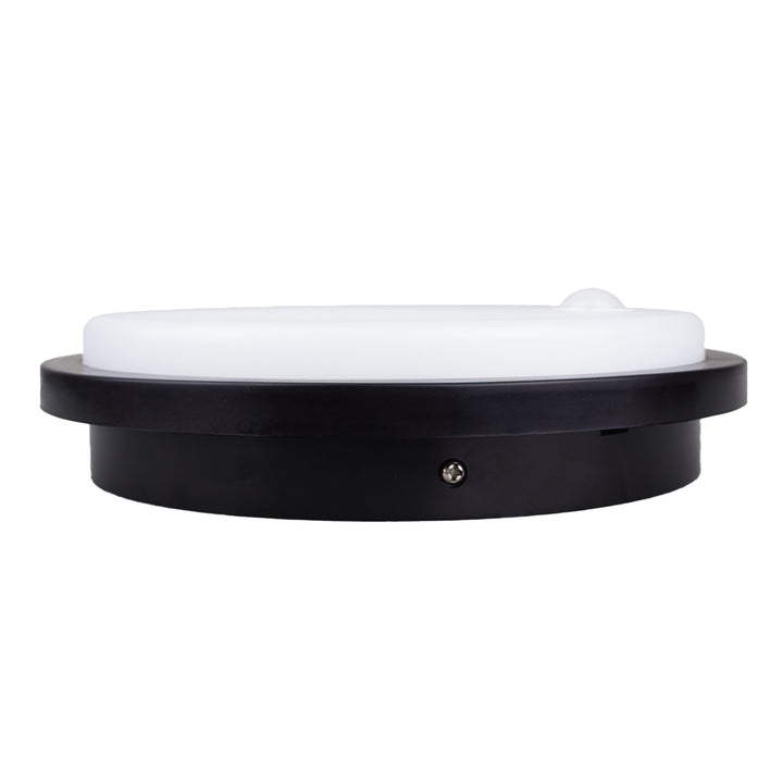LED-lampa med rörelsesensor Maclean, PIR-sensor, svart, 10 W, IP65, 1000 lm, neutral färg, MCE525 B
