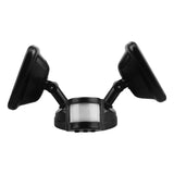 Maclean LED-vägglampa, med PIR-sensor, 20 W, 1500 lm, IP65, neutralvit 4000 K, svart, MCE524 B