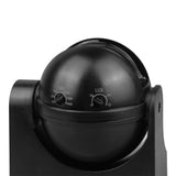 PIR-rörelsesensor Maclean, infraröd, IP44, svart med svart skärm, räckvidd 12 m, max. belastning 300/1200 W, MCE358 B/B