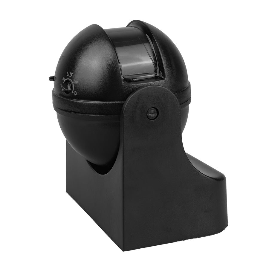 PIR-rörelsesensor Maclean, infraröd, IP44, svart med svart skärm, räckvidd 12 m, max. belastning 300/1200 W, MCE358 B/B