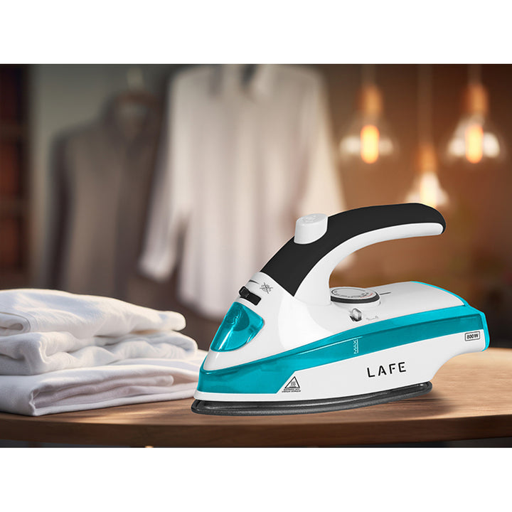 Lafe turiststrykjärn, ånga, 800W, Teflon non-stick stryksula, SteamGo