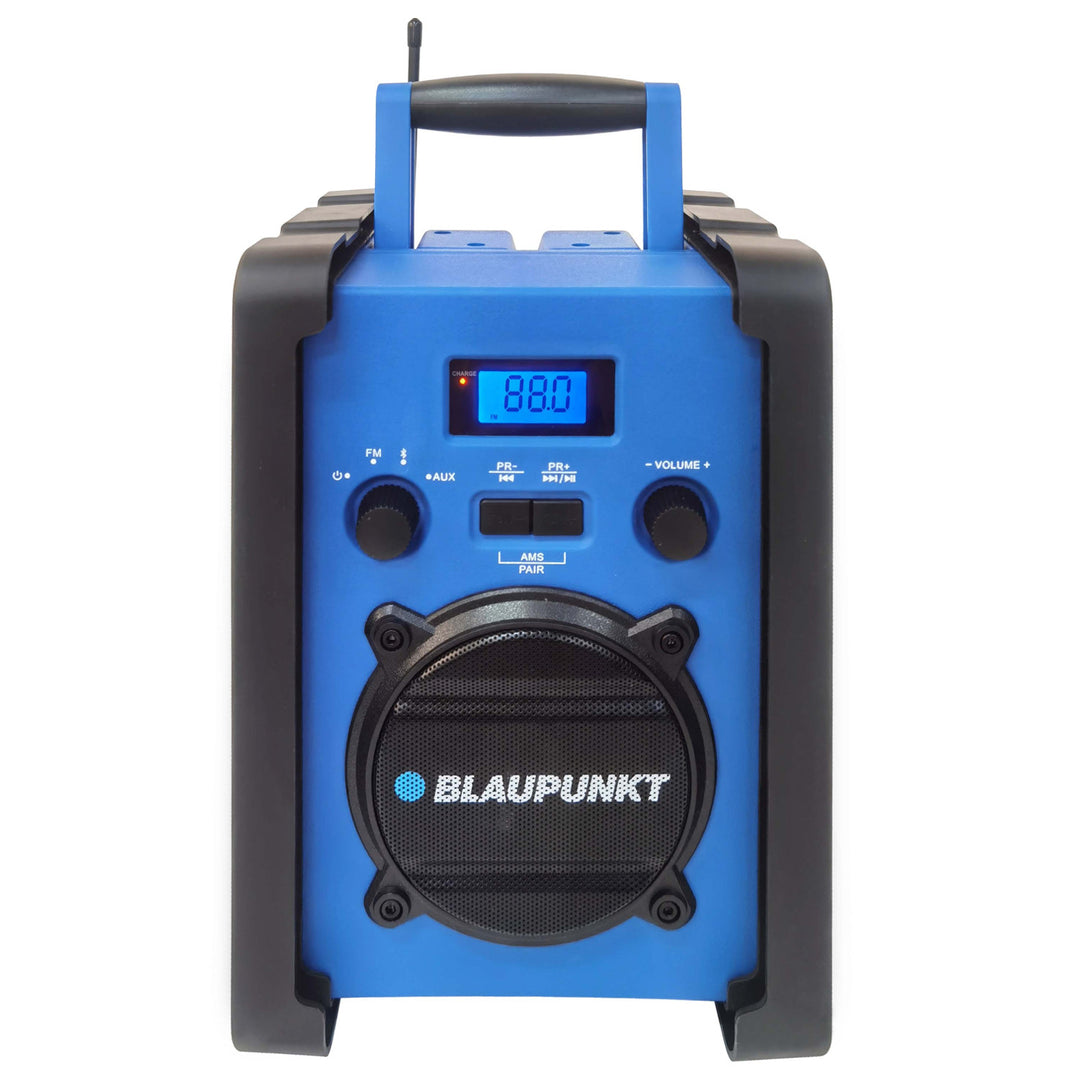 Blaupunkt bärbar radio, Bluetooth, AUX, LCD-display, PP30 Jobsite