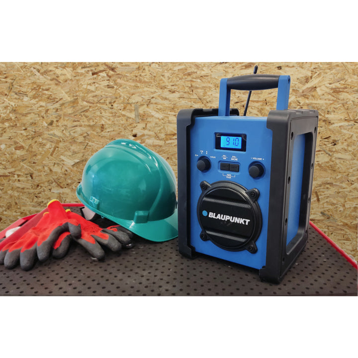Blaupunkt bärbar radio, Bluetooth, AUX, LCD-display, PP30 Jobsite