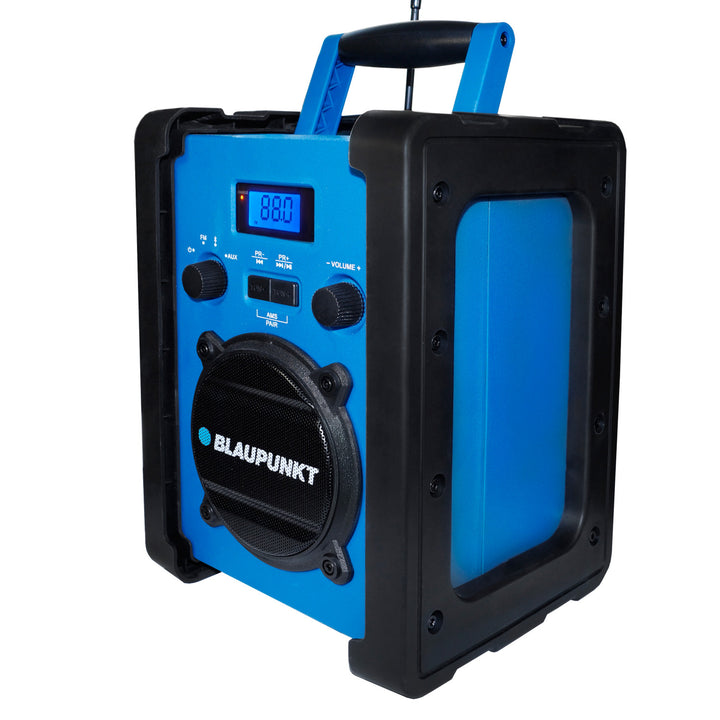 Blaupunkt bärbar radio, Bluetooth, AUX, LCD-display, PP30 Jobsite