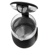 Adler vattenkokare i glas 1,7L, Svart och guld, Temperaturkontroll, LED-display, AD 1305 bg