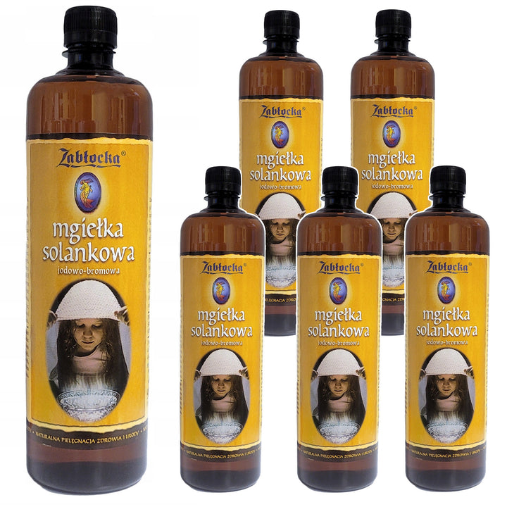 6x Zablocka Salt Mist 950ml för inandning i inhalatorer
