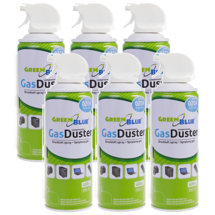 GreenBlue GB400 tryckluft 400ml pistolförstärkare - pistolspray, 6 st