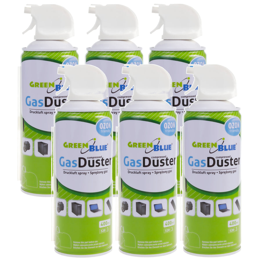 GreenBlue GB400 tryckluft 400ml pistolförstärkare - pistolspray, 6 st