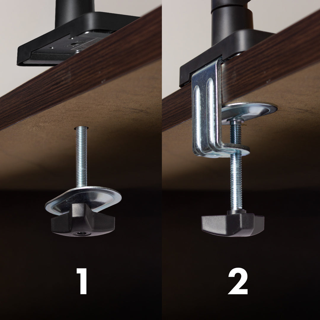 Maclean monitorfäste, gasfjäder, 17"-32", 2-10kg, svart, MC-133