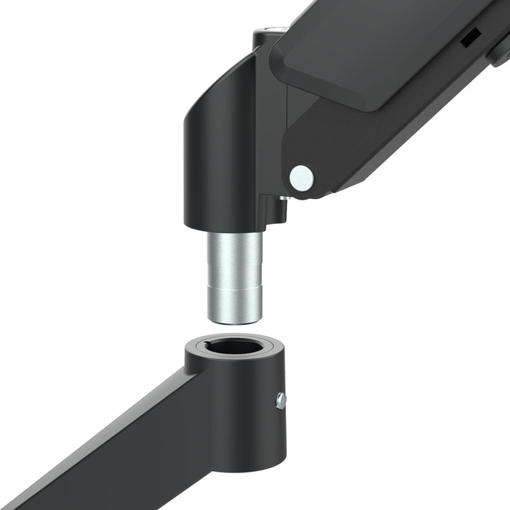Fäste för 2 Maclean-skärmar, gasfjäder, 17"-32", 2-10 kg, svart, MC-134