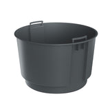 HEOS frostsäker blomkruka - antracit, med insats, volym 31 L, DBHER470, 4 delar