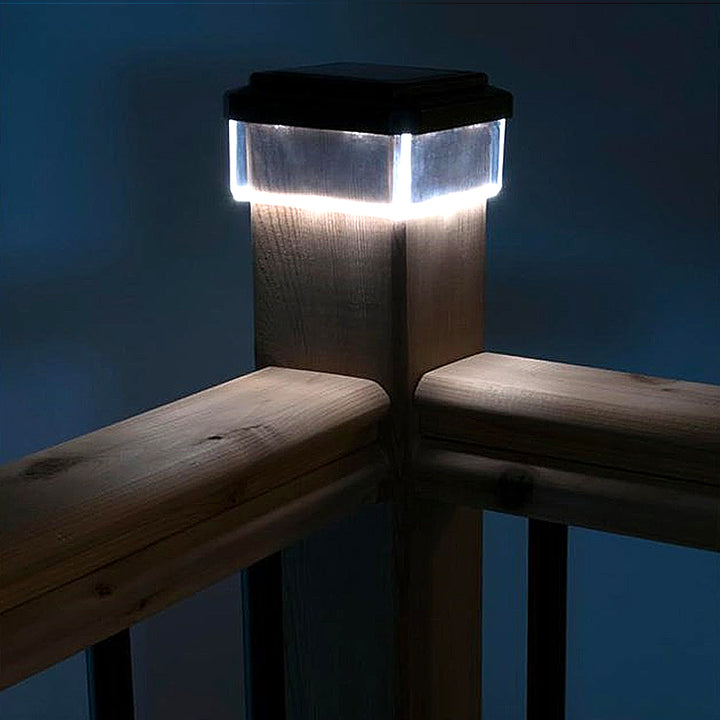 GreenBlue LED-solcellslampa, 80x80mm, kuvertskärm, GB127, 4 st
