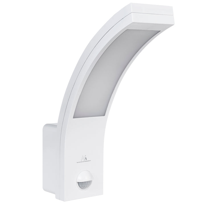 Maclean rörelsesensor LED-lampa, PIR rörelsesensor, vit, 10W, IP54, 750lm, neutralvit (4000K) MCE244 W