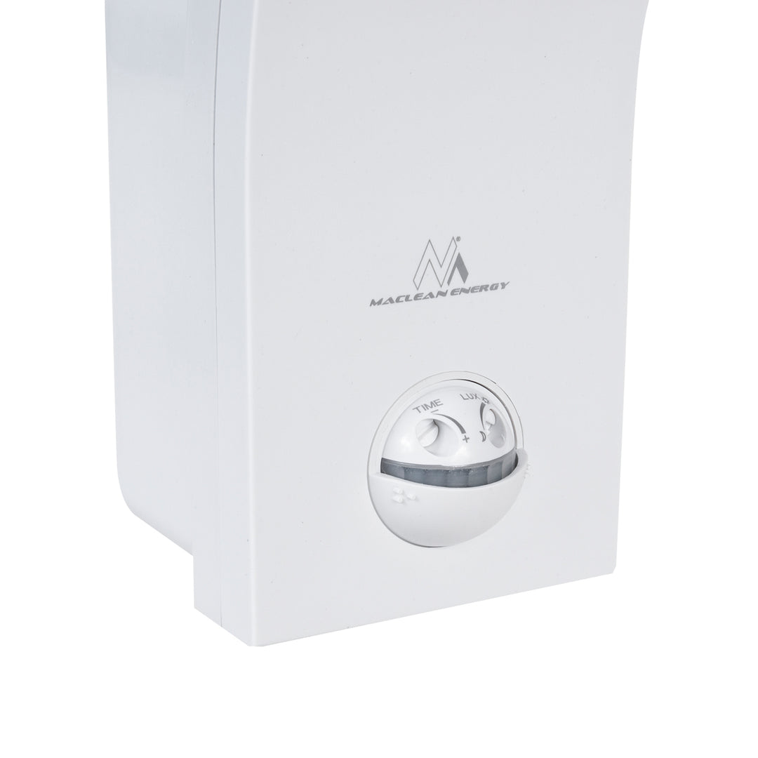 Maclean rörelsesensor LED-lampa, PIR rörelsesensor, vit, 10W, IP54, 750lm, neutralvit (4000K) MCE244 W