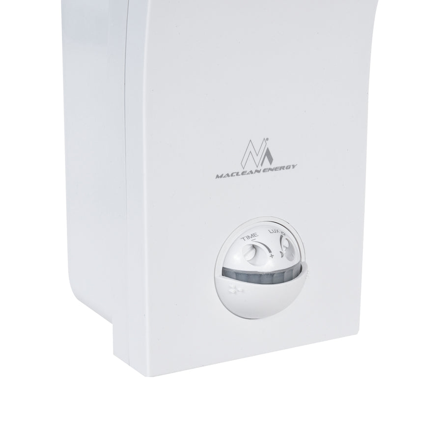 Maclean rörelsesensor LED-lampa, PIR rörelsesensor, vit, 10W, IP54, 750lm, neutralvit (4000K) MCE244 W