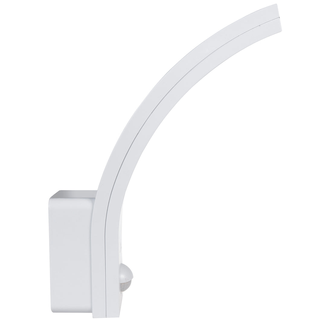 Maclean rörelsesensor LED-lampa, PIR rörelsesensor, vit, 10W, IP54, 750lm, neutralvit (4000K) MCE244 W