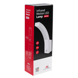 Maclean rörelsesensor LED-lampa, PIR rörelsesensor, vit, 10W, IP54, 750lm, neutralvit (4000K) MCE244 W