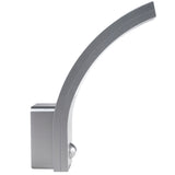 Maclean rörelsesensor LED-lampa, PIR rörelsesensor, silver, 10W, IP54, 750lm, neutralvit (4000K) MCE244 S, 2 st